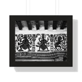 Hanuman Dhoku Wall Painting - Patan, Nepal - Framed Photo Print