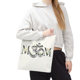 Spiritual Floral Tote Bag | OM Symbol Design