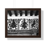 Hanuman Dhoku Wall Painting - Patan, Nepal - Framed Photo Print
