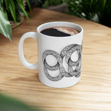Chaos of Infinity White Ceramic Mug