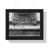 Floral Window Grate - Framed Photo Print