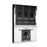 Day In The Life Through a Window, 1972 - Kathmandu, Nepal - Canvas Print