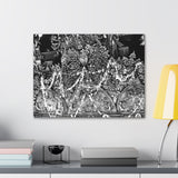 Interior walls of a temple in Patan, Neal, Durbar Square - Canvas Print