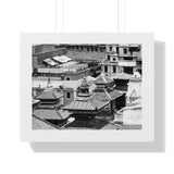 Three Pagodas Roof Tops - Kathmandu, Nepal - Framed Photo Print