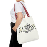 Spiritual Floral Tote Bag | OM Symbol Design