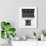 Day In The Life Through a Window, 1972 - Kathmandu, Nepal - Framed Photo Print