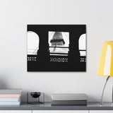 Bouddha Stupa Seen Through Window - Kathmandu Nepal - Canvas Print