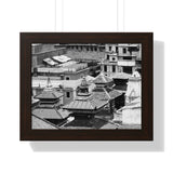 Three Pagodas Roof Tops - Kathmandu, Nepal - Framed Photo Print