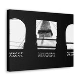 Bouddha Stupa Seen Through Window - Kathmandu Nepal - Canvas Print