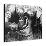 Statue Of Goddess Gana - Patan Nepal, Durbar Square - Canvas Print