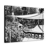 TentTom himself In The Wild in Kathmandu - Kathmandu, Nepal 1972 - Canvas Print