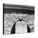 Gargoyle Door Entrance - Patan Nepal, Durbar Square - Canvas Print