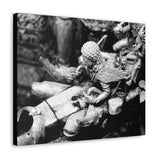 Spout At Royal Sunken Bath - Patan Nepal, Durbar Square - Canvas Print