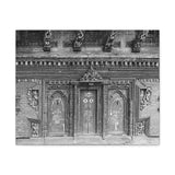 Wood Door Tryptic - Patan Nepal Durbar Square - Canvas Print
