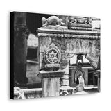 Five-Point Star, Patan, Nepal, Durbar Square - Canvas Print