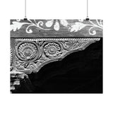 Wood Carved Corner Detail Of Doorway - Patan Nepal, Durbar Square - Premium Poster Prints