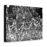 Interior walls of a temple in Patan, Neal, Durbar Square - Canvas Print
