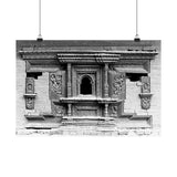 Ornate Hand Carved Window Treatment - Patan Durbar Square Nepal - Premium Poster Print