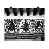 Hanuman Dhoku Wall Painting - Patan, Nepal - Premium Poster Print