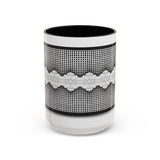 Grate-Wall Accent Ceramic Coffee Mug