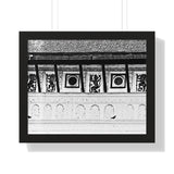 Royal Palace Hallway with Wall Paintings - Patan Nepal - Framed Photo Print