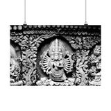 Eight Arm Goddess - Patan Durbar Square - Premium Poster Print