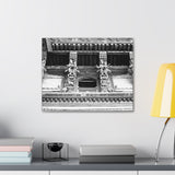 Detailed Window Carvings in Patan Nepal - Patan Nepal Durbar Square - Canvas Print