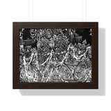 Interior walls of a temple in Patan, Neal, Durbar Square - Framed Photo Print