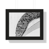 Door Arch Wood Detail - Hanuman Dhoka Royal Palace - Patan Durbar Square - Framed Photo Print