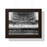Floral Window Grate - Framed Photo Print
