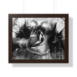 Statue Of Goddess Gana - Patan Nepal, Durbar Square - Framed Photo Print