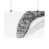 2 - Door Arch Wood Detail - Hanuman Dhoka Royal Palace - Patan Durbar Square - Premium Poster Print
