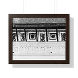 Royal Palace Hallway with Wall Paintings - Patan Nepal - Framed Photo Print
