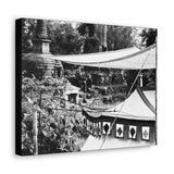 TentTom himself In The Wild in Kathmandu - Kathmandu, Nepal 1972 - Canvas Print