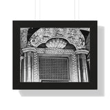 Royal Window Grate Covering Detail - Patan Nepal, Durbar Square - Framed Photo Print