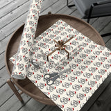 Wrapping Paper - Santa's Om - Grid
