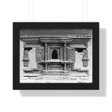 Ornate Hand Carved Window Treatment - Patan Durbar Square Nepal - Framed Photo Print