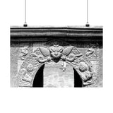 Gargoyle Door Entrance - Patan Nepal, Durbar Square - Premium Poster Print