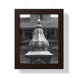Brass Temple Tower - Patan Nepal, Durbar Square - Framed Photo Print