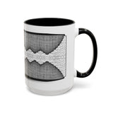 Grate-Wall Accent Ceramic Coffee Mug