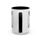 Grate-Wall Accent Ceramic Coffee Mug