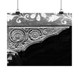 Wood Carved Corner Detail Of Doorway - Patan Nepal, Durbar Square - Premium Poster Prints