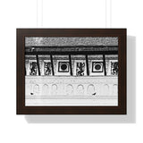 Royal Palace Hallway with Wall Paintings - Patan Nepal - Framed Photo Print