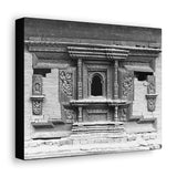 Ornate Hand Carved Window Treatment - Patan Durbar Square Nepal - Canvas Print