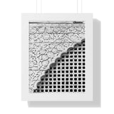 Traditional Nepalese Window Covering Design Detail - Patan Nepal Durbar Square - Framed Photo Print
