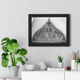 30 - Metallic Buddha Over Doorway - Patan Nepal - Framed Photo Print