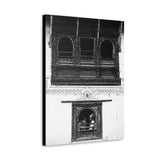 Day In The Life Through a Window, 1972 - Kathmandu, Nepal - Canvas Print