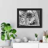 46 - Carved Stone Fish - Patan Nepal, Durbar Square - Framed Photo Print