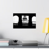 21 - Boudha Stupa Seen Through Window - Kathmandu Nepal - Premium Poster Print