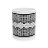 Grate-Wall of Patan White Ceramic Mug